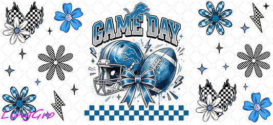 NFL 16oz UV DTF TRANSFER Libbey Glass Can Cup Wrap KA-4036