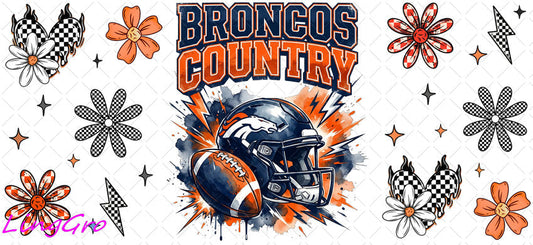 NFL 16oz UV DTF TRANSFER Libbey Glass Can Cup Wrap KA-4037