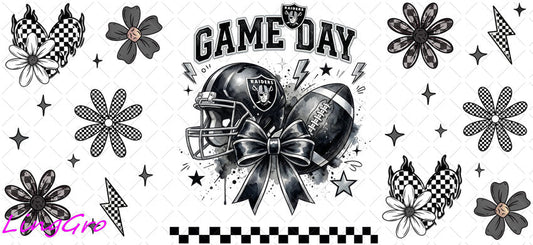 NFL 16oz UV DTF TRANSFER Libbey Glass Can Cup Wrap KA-4040