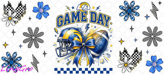 NFL 16oz UV DTF TRANSFER Libbey Glass Can Cup Wrap KA-4044