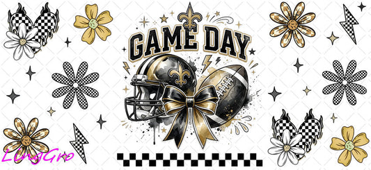 NFL 16oz UV DTF TRANSFER Libbey Glass Can Cup Wrap KA-4046