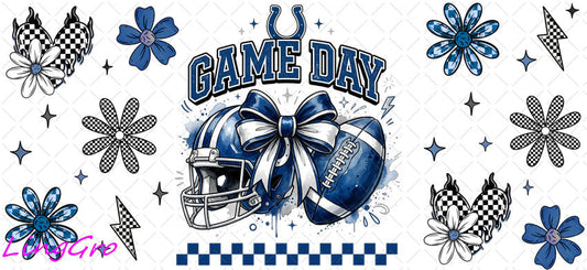 NFL 16oz UV DTF TRANSFER Libbey Glass Can Cup Wrap KA-4052