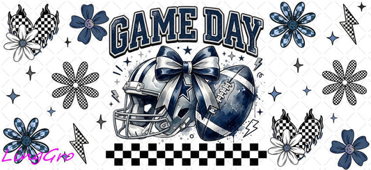 NFL 16oz UV DTF TRANSFER Libbey Glass Can Cup Wrap KA-4053