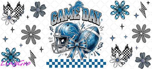 NFL 16oz UV DTF TRANSFER Libbey Glass Can Cup Wrap KA-4056