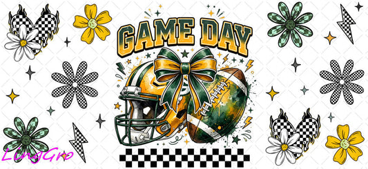 NFL 16oz UV DTF TRANSFER Libbey Glass Can Cup Wrap KA-4057