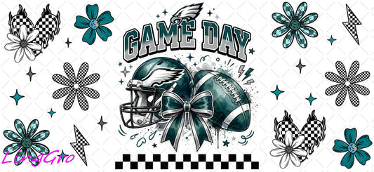 NFL 16oz UV DTF TRANSFER Libbey Glass Can Cup Wrap KA-4063