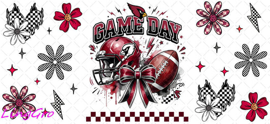 NFL 16oz UV DTF TRANSFER Libbey Glass Can Cup Wrap KA-4064