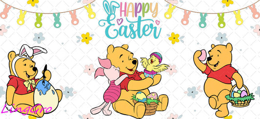 Easter 16oz UV DTF TRANSFER Libbey Glass Can Cup Wrap KA-4126