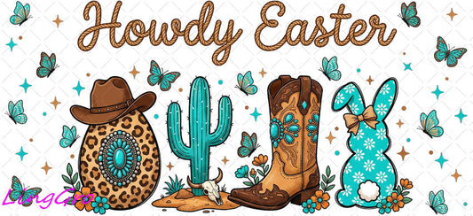 Easter 16oz UV DTF TRANSFER Libbey Glass Can Cup Wrap-KA 4147