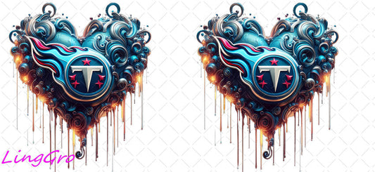 NFL 16oz UV DTF TRANSFER Libbey Glass Can Cup Wrap KA-4173