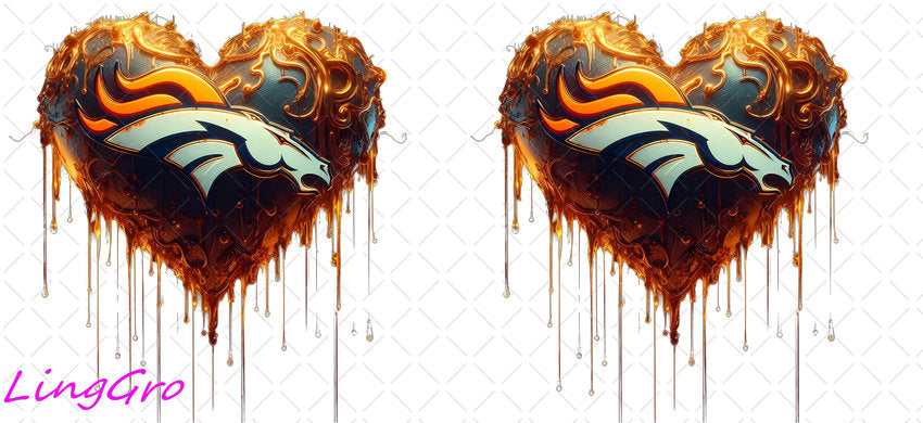 NFL 16oz UV DTF TRANSFER Libbey Glass Can Cup Wrap KA-4175