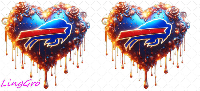 NFL 16oz UV DTF TRANSFER Libbey Glass Can Cup Wrap KA-4179