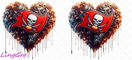 NFL 16oz UV DTF TRANSFER Libbey Glass Can Cup Wrap KA-4180