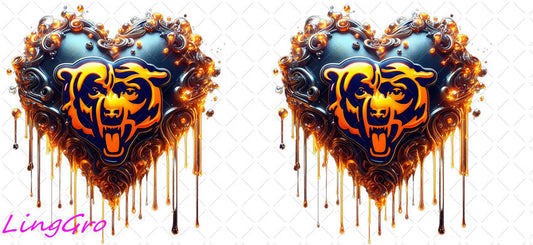 NFL 16oz UV DTF TRANSFER Libbey Glass Can Cup Wrap KA-4185