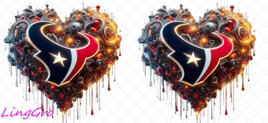 NFL 16oz UV DTF TRANSFER Libbey Glass Can Cup Wrap KA-4188