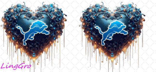 NFL 16oz UV DTF TRANSFER Libbey Glass Can Cup Wrap KA-4189