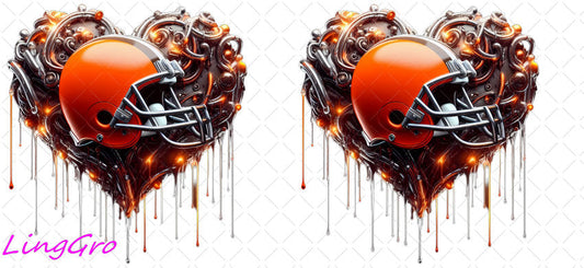 NFL 16oz UV DTF TRANSFER Libbey Glass Can Cup Wrap KA-4190