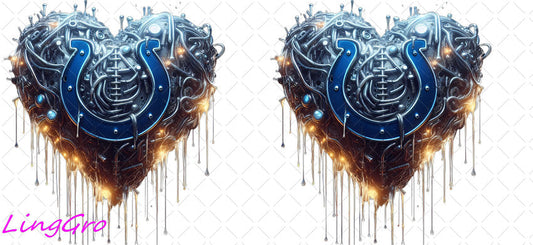 NFL 16oz UV DTF TRANSFER Libbey Glass Can Cup Wrap KA-4191