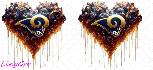 NFL 16oz UV DTF TRANSFER Libbey Glass Can Cup Wrap KA-4195