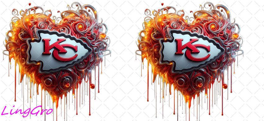 NFL 16oz UV DTF TRANSFER Libbey Glass Can Cup Wrap KA-4198