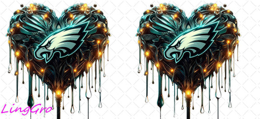 NFL 16oz UV DTF TRANSFER Libbey Glass Can Cup Wrap KA-4200