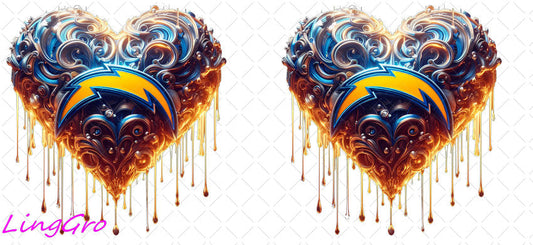 NFL 16oz UV DTF TRANSFER Libbey Glass Can Cup Wrap KA-4201