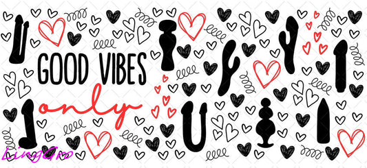 Valentine 16oz UV DTF TRANSFER Libbey Glass Can Cup Wrap-KA-541