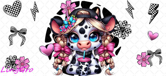 Animal 16oz UV DTF TRANSFER Libbey Glass Can Cup Wrap-KA-62