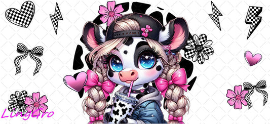 Animal 16oz UV DTF TRANSFER Libbey Glass Can Cup Wrap-KA-63