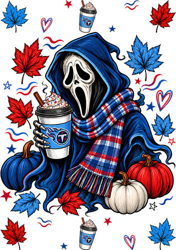 Halloween Football UV DTF Wrap for A5 Notebook KB-20