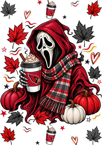 Halloween Football UV DTF Wrap for A5 Notebook KB-21
