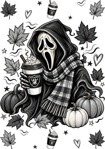 Halloween Football UV DTF Wrap for A5 Notebook KB-23