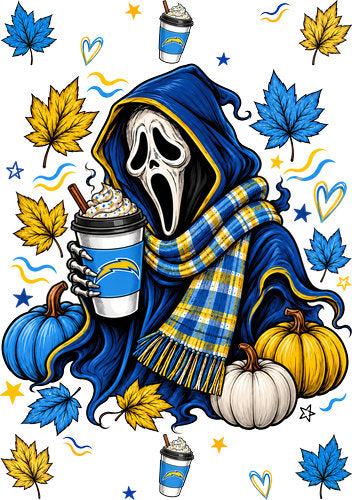 Halloween Football UV DTF Wrap for A5 Notebook KB-24