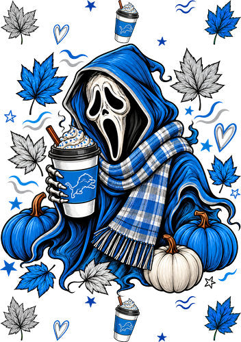 Halloween Football UV DTF Wrap for A5 Notebook KB-30