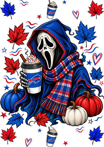 Halloween Football UV DTF Wrap for A5 Notebook KB-7