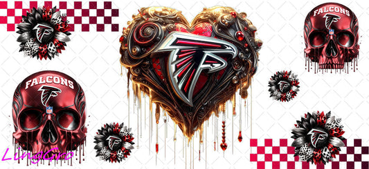 UV DTF Cup Wrap Transfer NEL Football Theme Waterproof Decal