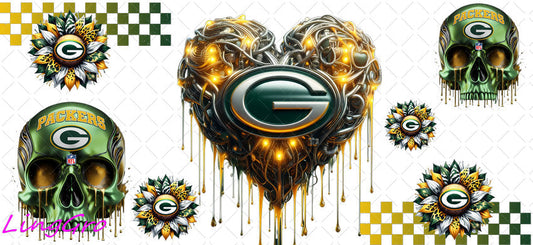 UV DTF Cup Wrap Transfer NEL Football Theme Waterproof Decal