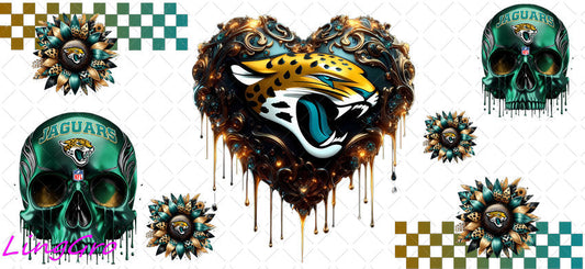 UV DTF Cup Wrap Transfer NEL Football Theme Waterproof Decal