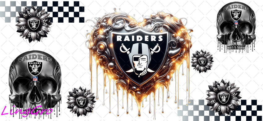 UV DTF Cup Wrap Transfer NEL Football Theme Waterproof Decal