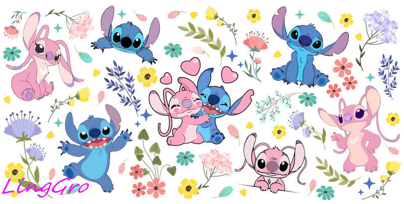 UV DTF Cup Wrap Transfer Disney Theme Waterproof Decal