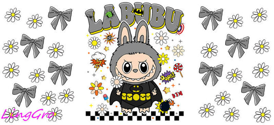 UV DTF Cup Wrap Transfer Labubu Waterproof Decal