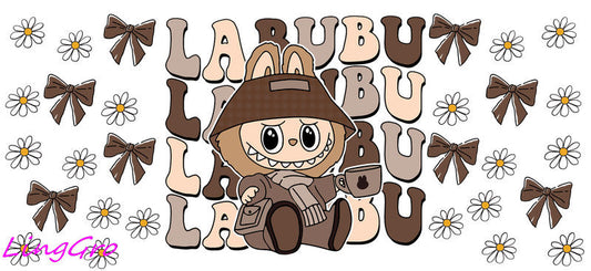 UV DTF Cup Wrap Transfer Labubu Waterproof Decal