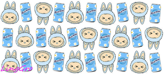 UV DTF Cup Wrap Transfer Labubu Waterproof Decal