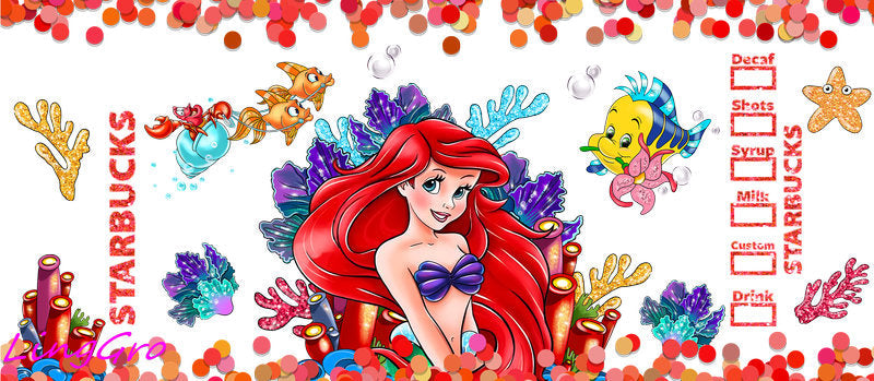 UV DTF Cup Wrap Transfer Disney Theme Waterproof Decal