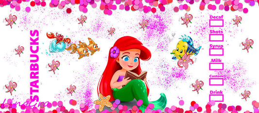 UV DTF Cup Wrap Transfer Disney Theme Waterproof Decal