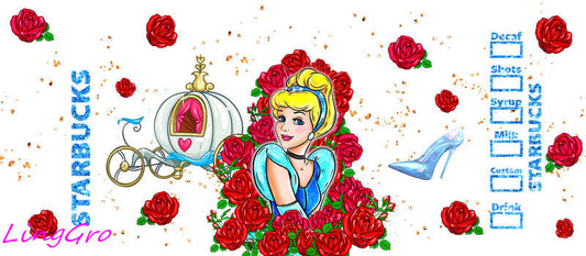 UV DTF Cup Wrap Transfer Disney Theme Waterproof Decal