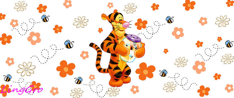 UV DTF Cup Wrap Transfer Disney Theme Waterproof Decal