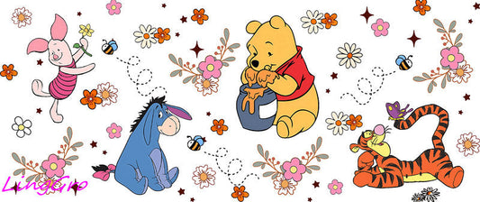 UV DTF Cup Wrap Transfer Disney Theme Waterproof Decal