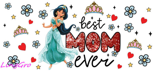 cute mom uv dtf cup wrap design for glass cup trendy mama uv dtf sticker