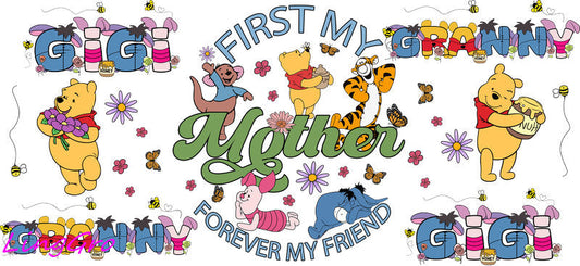 cute mom uv dtf cup wrap design for glass cup trendy mama uv dtf sticker